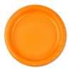 Way To Celebrate 9-Inch Disposable Paper Plates In Tangerine – 55 Count Pack Of Durable Party Plates