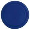 Way To Celebrate Disposable Paper Plates 20 Count 9" Round Navy Blue Heavy-Duty Party Tableware