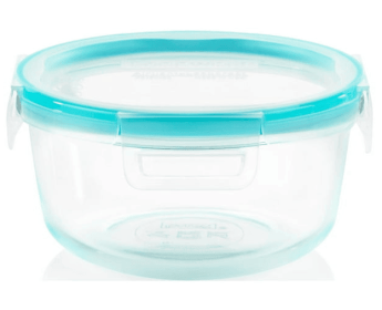 Snapware Total Solution Glass Food Storage with Lid, 4 Cups