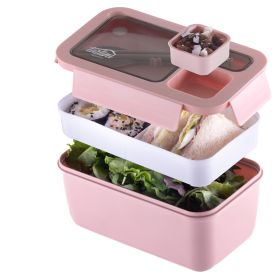 Pink Bento box Premium Bento Lunch Box with Compartments for Portion Control and On The Go Dining Adult lunch box Durable and Stylish Solution 40 Ounc