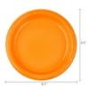 Way To Celebrate 9-Inch Disposable Paper Plates In Tangerine – 55 Count Pack Of Durable Party Plates