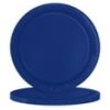 Way To Celebrate Disposable Paper Plates 20 Count 9" Round Navy Blue Heavy-Duty Party Tableware