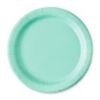 Way To Celebrate 7-Inch Mint Disposable Paper Plates – 24 Count Pack Of Durable Party Plates For Snacks And Desserts