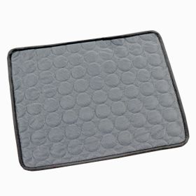 Dog Cooling Mat Summer Pets Cold Bed Extra Large For Small Big Dogs Pet Accessories Cat Durable Blanket Sofa Cat Ice Pad Blanket Pet Products (Option: Dark Gray 2-S50*40cm)