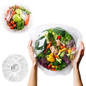 Disposable Elastic Plastic Bowl Covers Reusable (Color: Black, Material: Plastic)