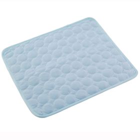 Dog Cooling Mat Summer Pets Cold Bed Extra Large For Small Big Dogs Pet Accessories Cat Durable Blanket Sofa Cat Ice Pad Blanket Pet Products (Option: Light Blue-XL100*70cm)
